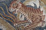 Detail of a tiger, Tellaro mosaic
