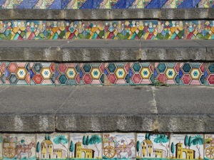 Tile detail, Santa Maria di Monti Stairway, Caltagirone
